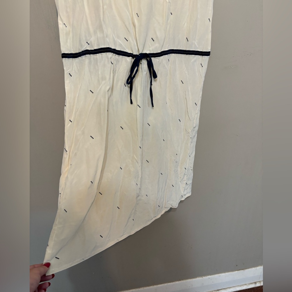 ALFRED SUNG Vintage 100% Silk Dress, Adjustable Cinch Waist - Picture 5 of 9